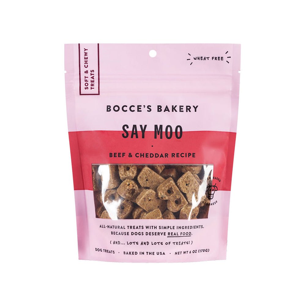 Bocces Bakery Dog Soft And Chewy Say Moooo 6oz - Pets Perfect