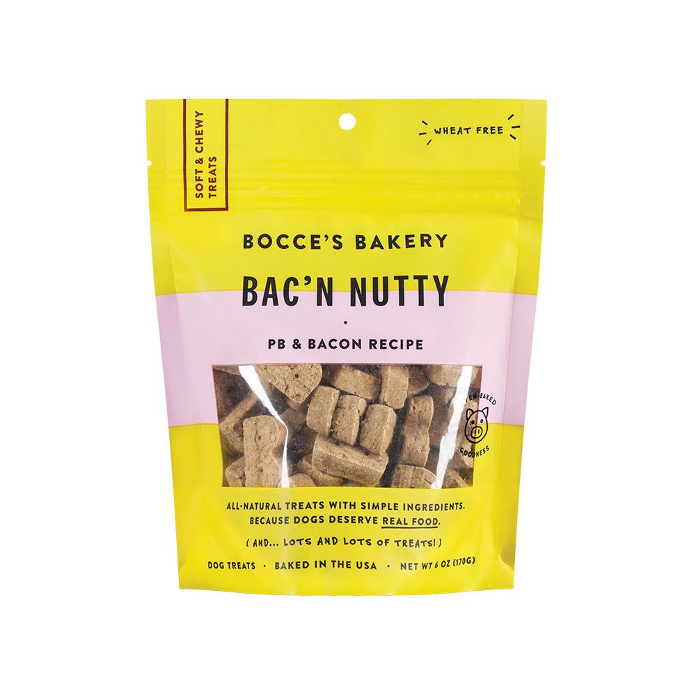 Bocce's Bakery Bacon Nutty Soft & Chewy Dog Treats 6oz - Pets Perfect
