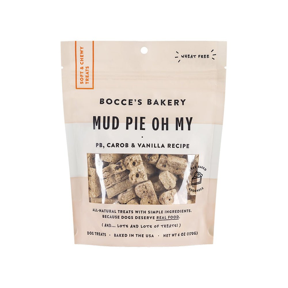 Bocces Bakery Dog Soft And Chewy Mud Pie 6oz - Pets Perfect