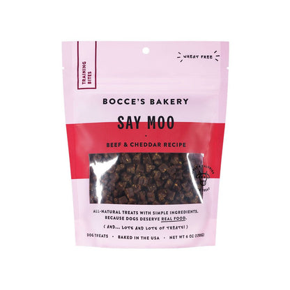 Bocces Bakery Dog Training Say Moooo 6oz - Pets Perfect