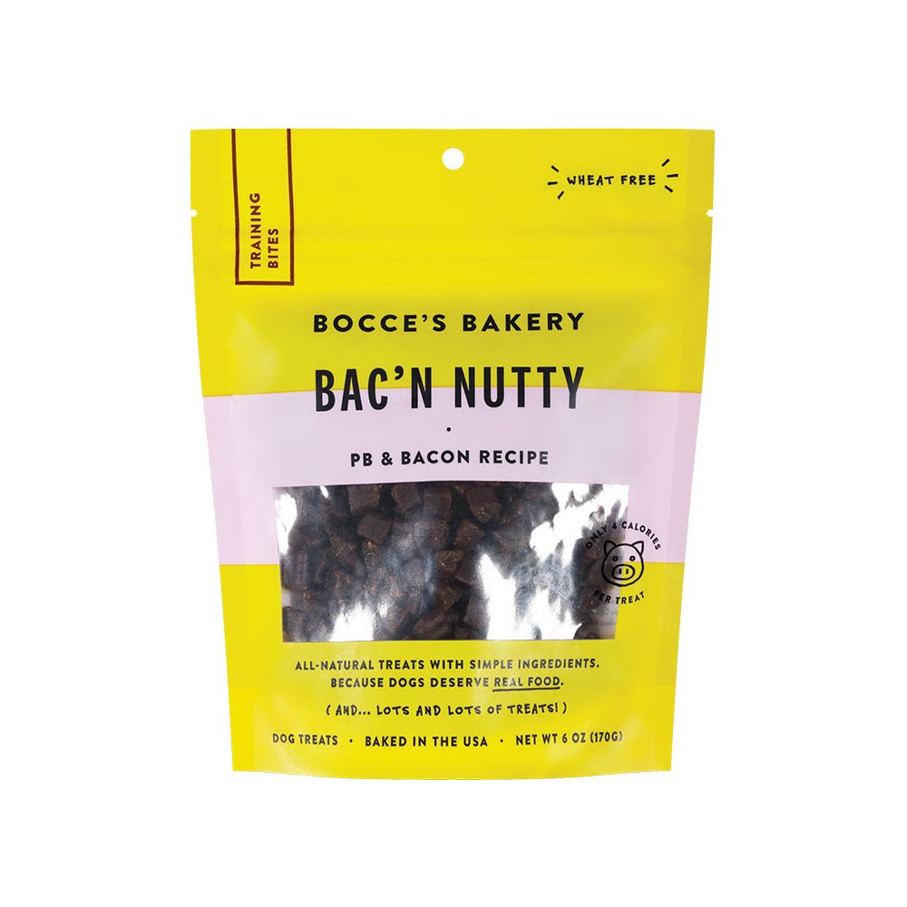 Bocces Bakery Dog Training Bacon Nutty 6oz - Pets Perfect
