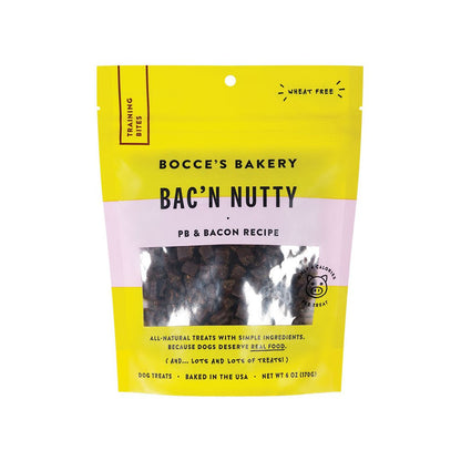 Bocces Bakery Dog Training Bacon Nutty 6oz - Pets Perfect