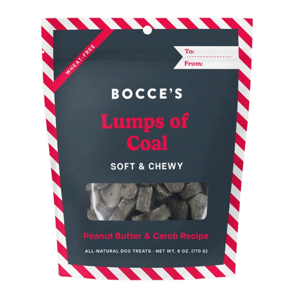 Bocce's Bakery Dog Lump of Coal 6oz.