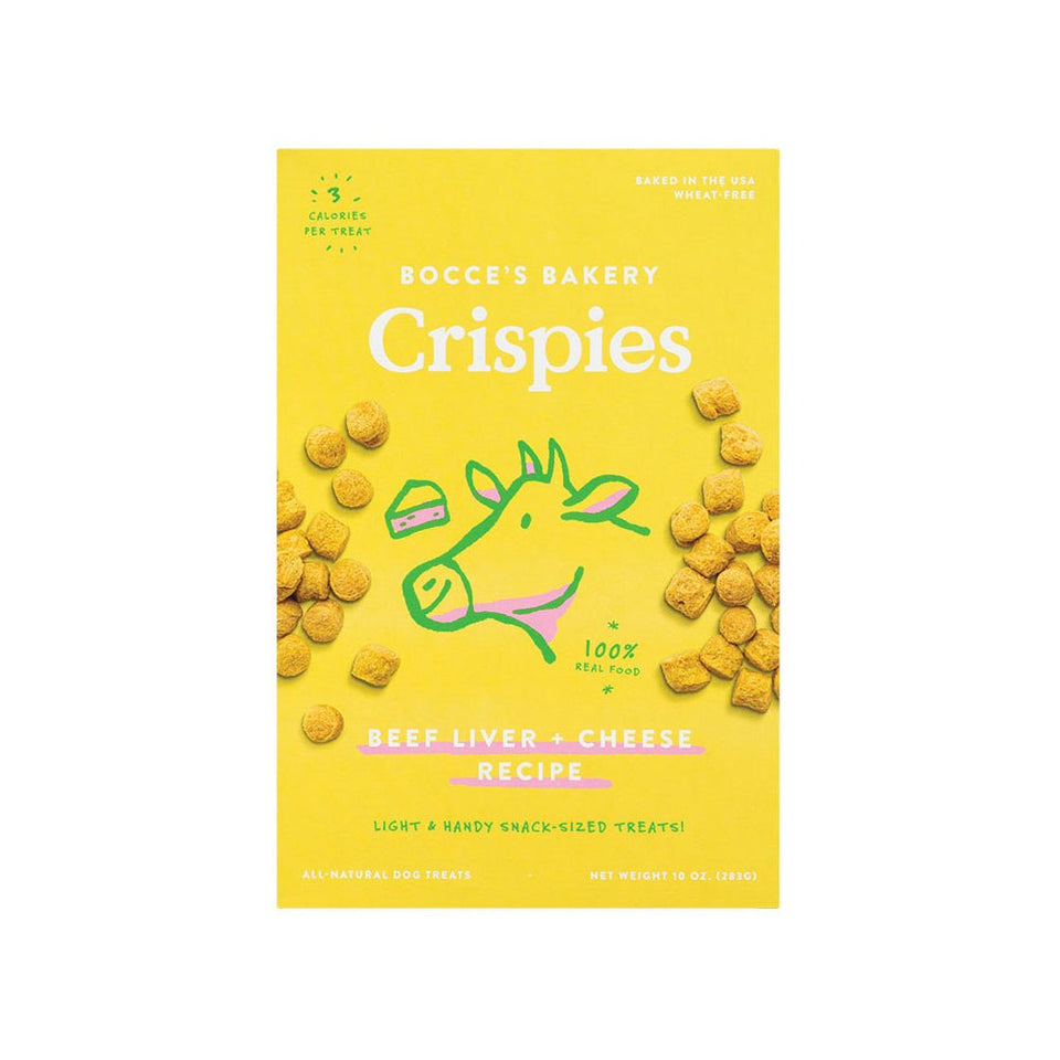 Bocces Dog Crispies Beef Liver And Cheese 10 oz