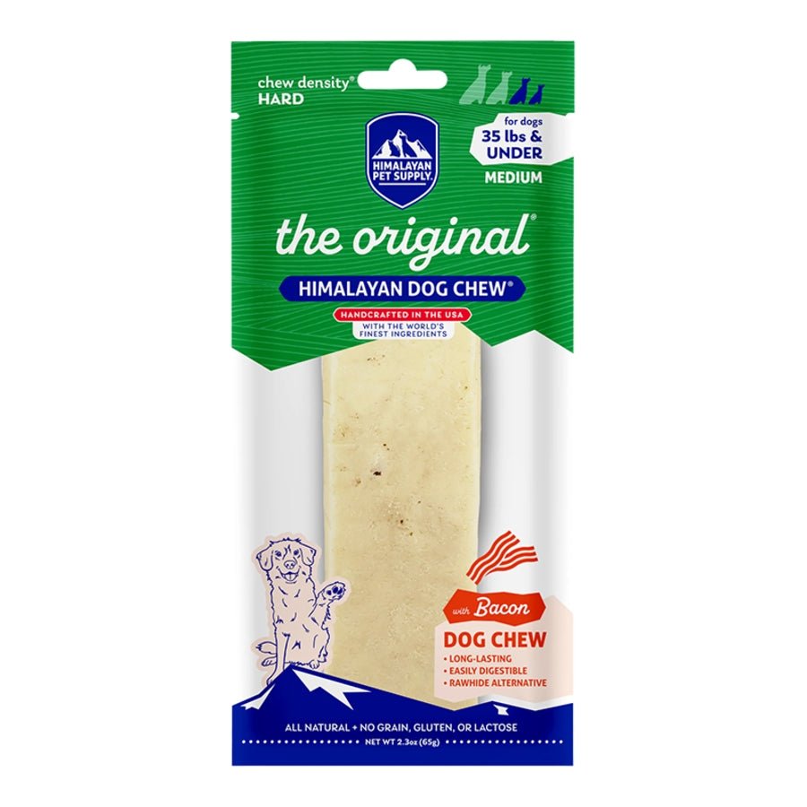 Himalayan Dog Chew Bacon Medium 2.3oz. - Pets Perfect
