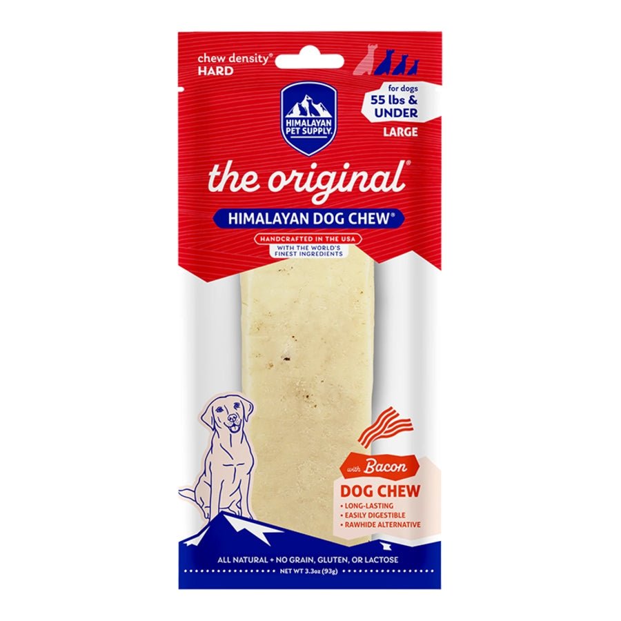 Himalayan Dog Chew Bacon Large 3.3oz. - Pets Perfect