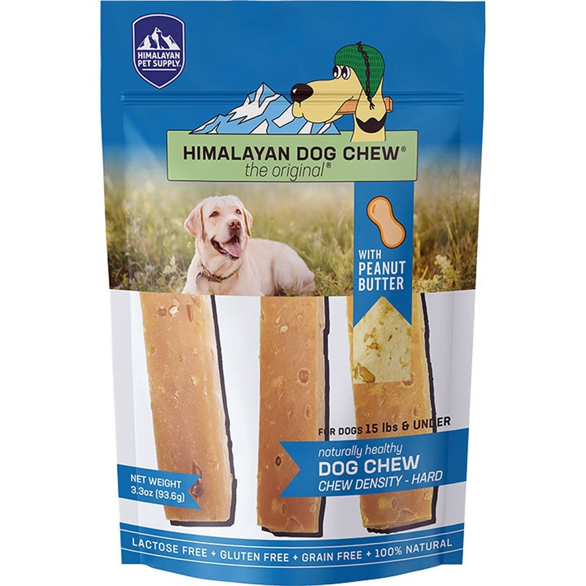 Himalayan Yak Chew – Long - Lasting Peanut Butter Dog Chew | 5.3 oz Bag - Pets Perfect