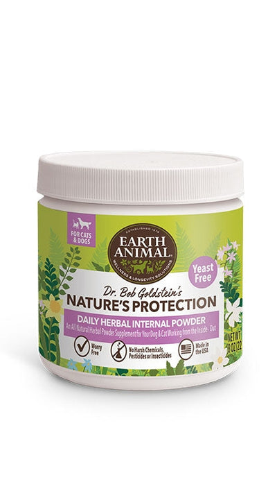 Earth Animal Flea And Tick Program Daily Internal Powder For Dogs 8 oz. Yeast Free