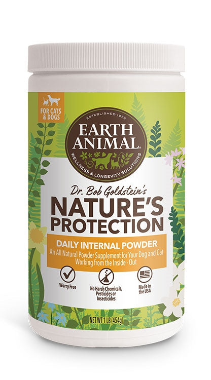 Earth Animal Flea And Tick Program Daily Internal Powder For Dogs 16 oz