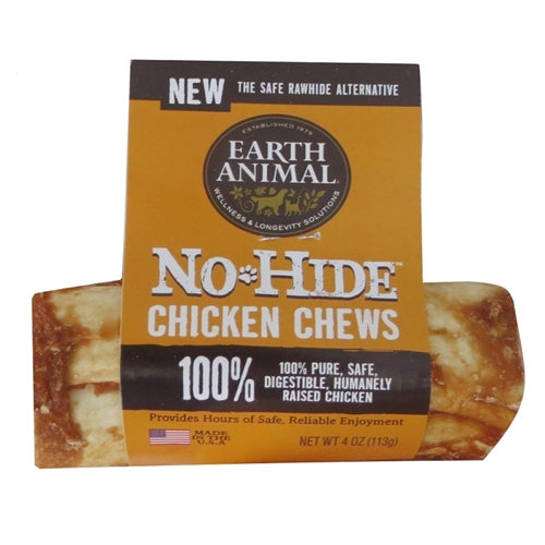 Earth Animal No Hide Chicken Chews Dog Treats, 4 in 24 ct