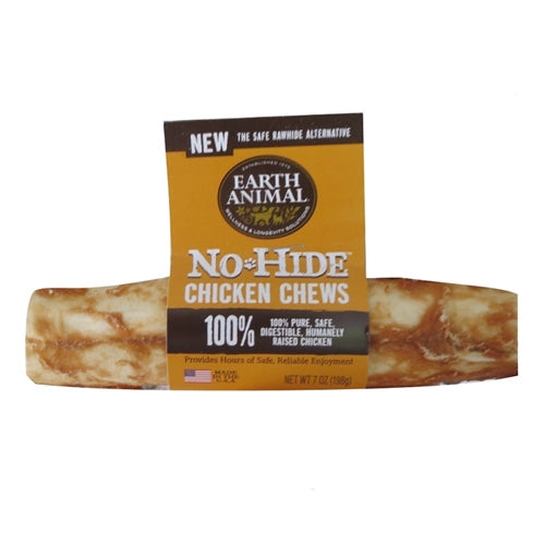 Earth Animal No Hide Chicken Chews Dog Treats, 7 in (24 Counter Box)
