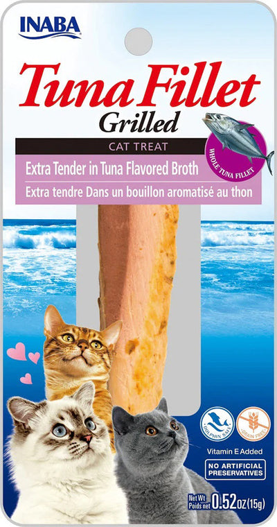 Inaba Cat Grill Fil Xtnder Tuna/Tuna Broth, 0.5 oz/6 ct