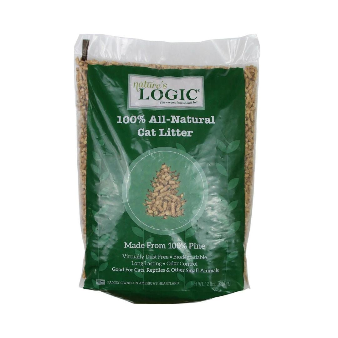 Natures Logic Cat Litter Pine 12Lb - Pets Perfect