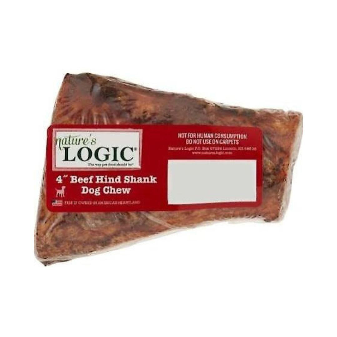 Nature's Logic Dog Beef Shank Bone Dog Treat 4 in