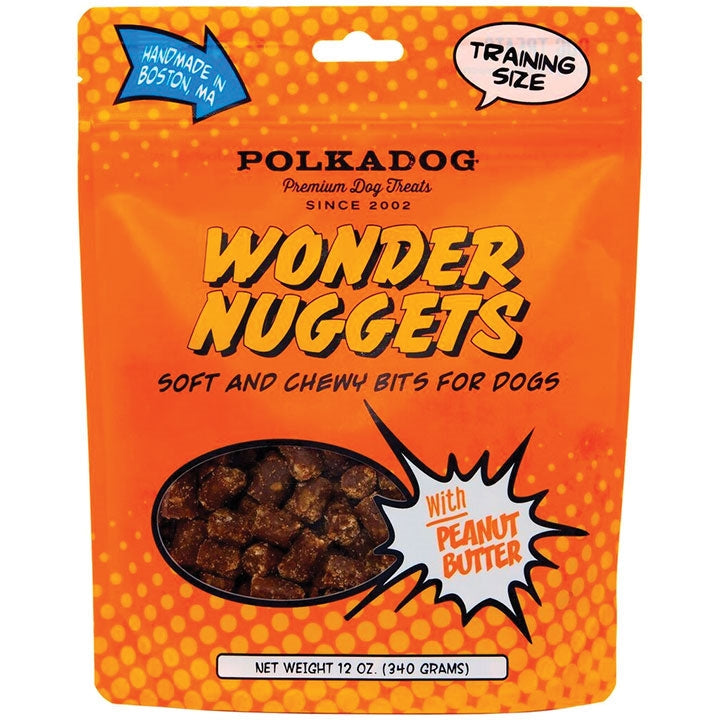 Polka Dog Bakery Dog Wonder Nuggets Peanut Butter 12 oz