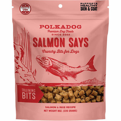 Polka Dog - Salmon Says Training Bits - 8 oz