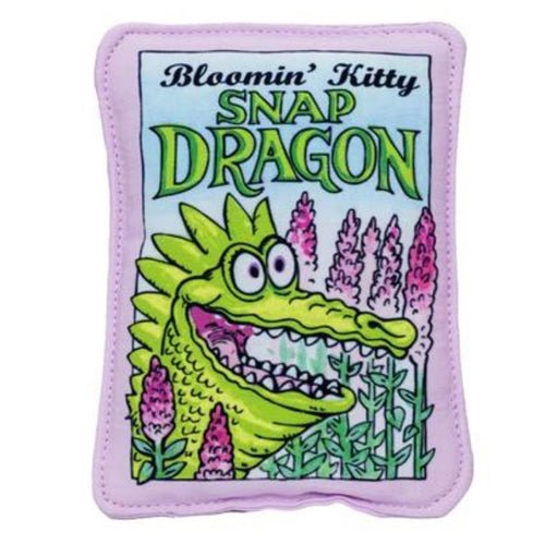Fuzzu Bloomin Kitty - Snap Dragon Seed Packet Cat Toy - Pets Perfect