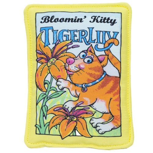 Fuzzu Bloomin Kitty Tiger Lily Seed Packet Cat Toy - Pets Perfect