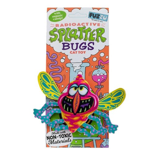 Fuzzu Splatterbugs - Zinger Cat Toy - Pets Perfect