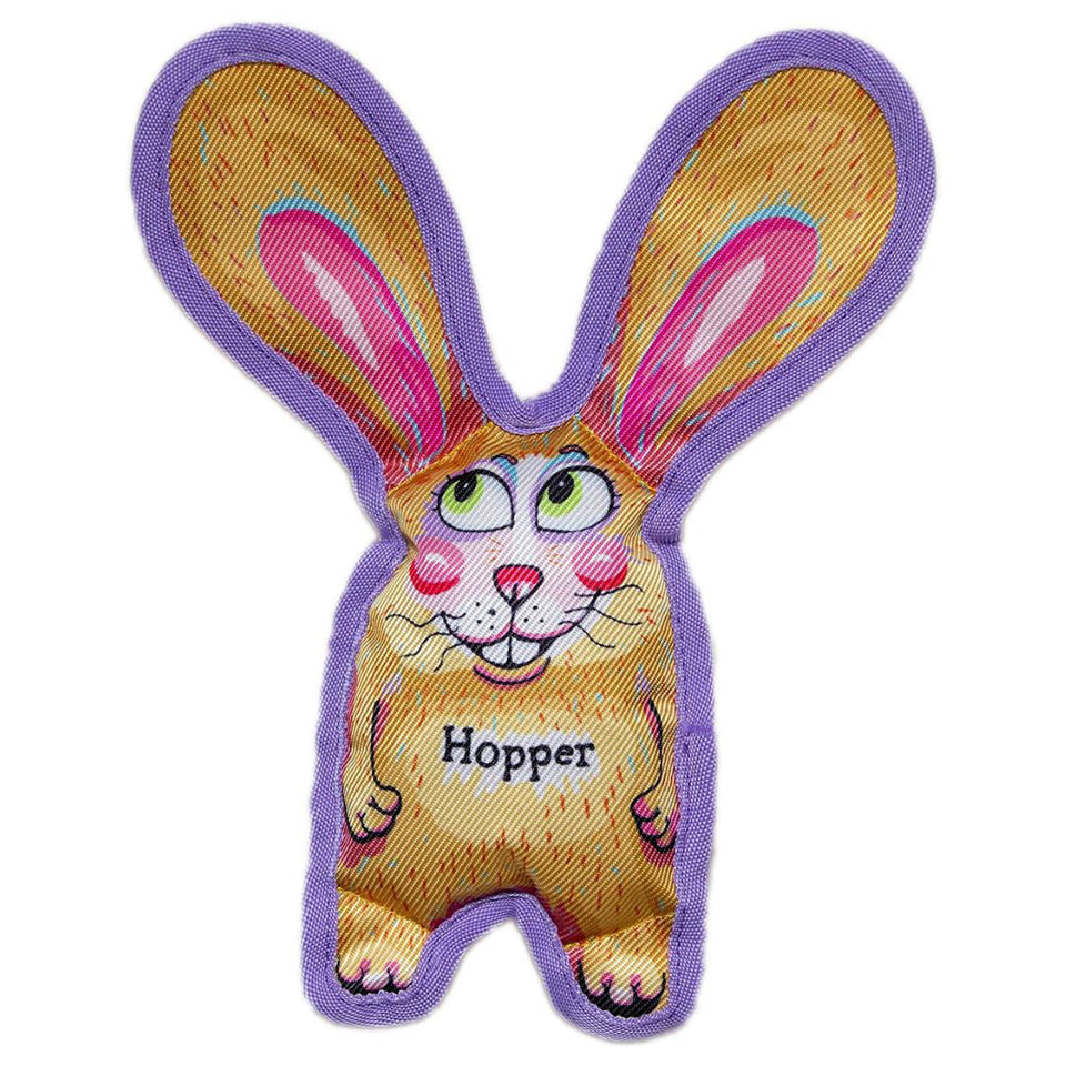 Fuzzu All Ears Hopper Squeaky Plush Dog Toy - Medium