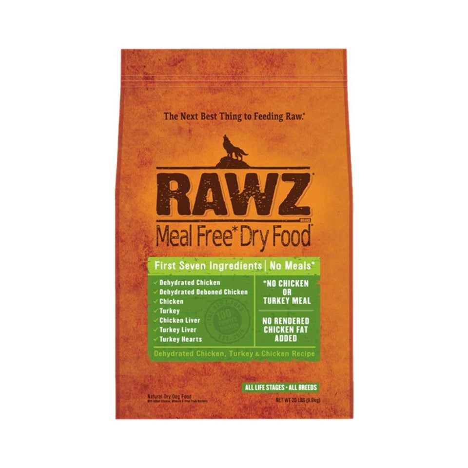 Rawz Dog Chicken Turkey Meal Free 20Lb