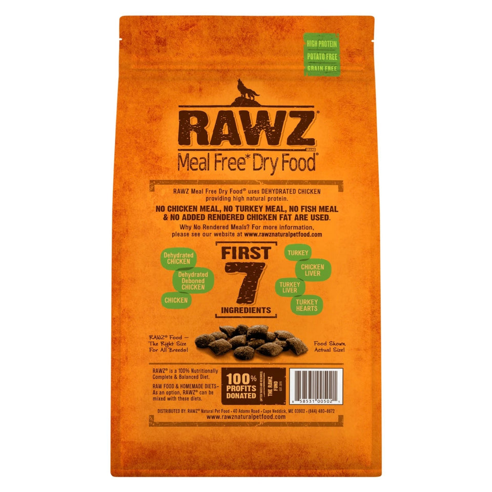 Rawz Dog Chicken Turkey Meal Free 3.5Lb