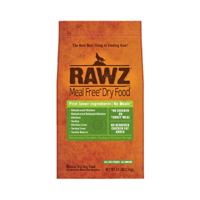 Rawz Dog Chicken Turkey Meal Free 3.5Lb