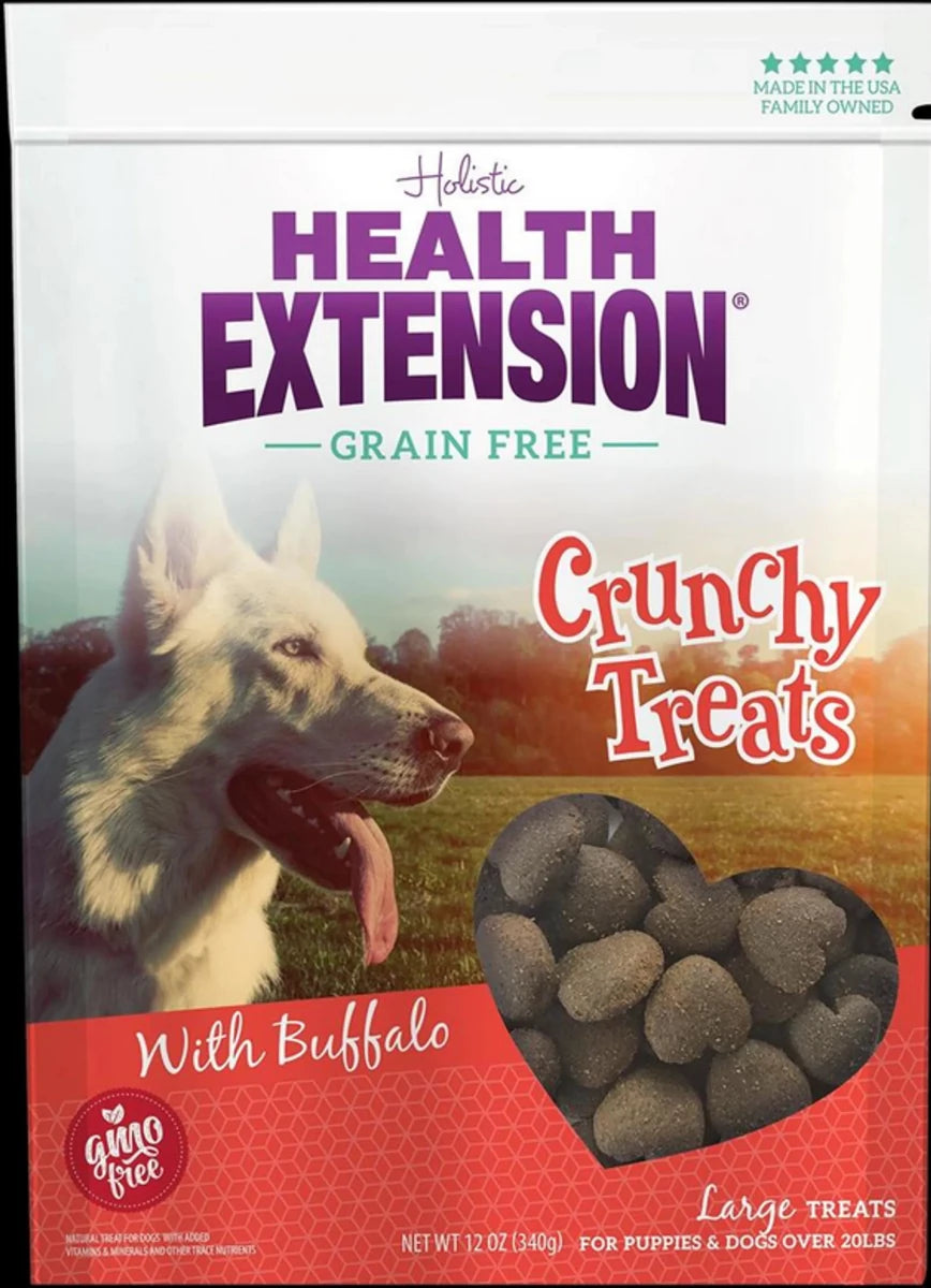 Health Extension Freeze-Dried Buffalo Heart Dog Treats - Pets Perfect