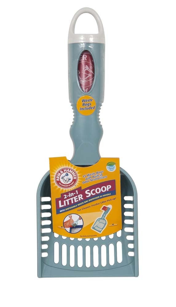 Arm & Hammer Deluxe 2 - In - 1 Cat Litter Scoop Assorted 1ea/One Size - Pets Perfect