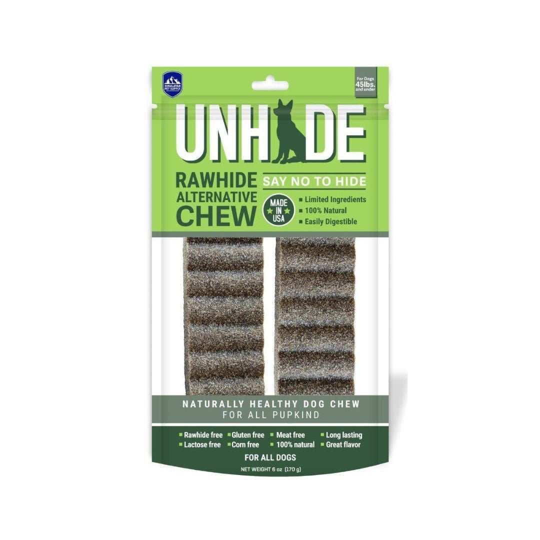 Himalayan Unhide – Long - Lasting Rawhide - Free Chew | 6 oz Bag, 2 Count - Pets Perfect