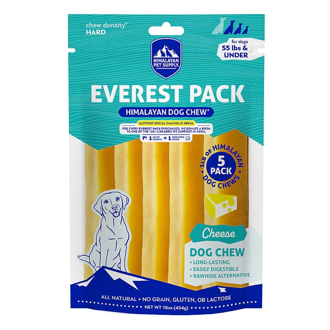Himalayan Yak Chew – Long - Lasting Yak Cheese Dog Chew | 5 Count - Pets Perfect