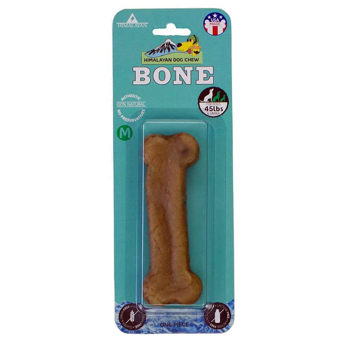 Himalayan Yak Chew – Long - Lasting Yak Cheese Dog Chew | 3.2 oz, 1 Count - Pets Perfect