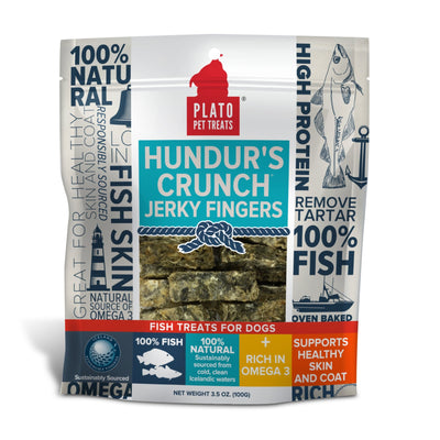 Plato Hundurs Crunch Jerky Finger, 3.5 oz