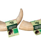 WATER BUFFALO HORN CORE - Horn Inner Part - 100% Natural, High Protein, Long - Lasting, Grain - Free, Gluten - Free, Low - Fat, Dog Dental Treats & Chews - 2 COUNT - 10 oz - Pets Perfect