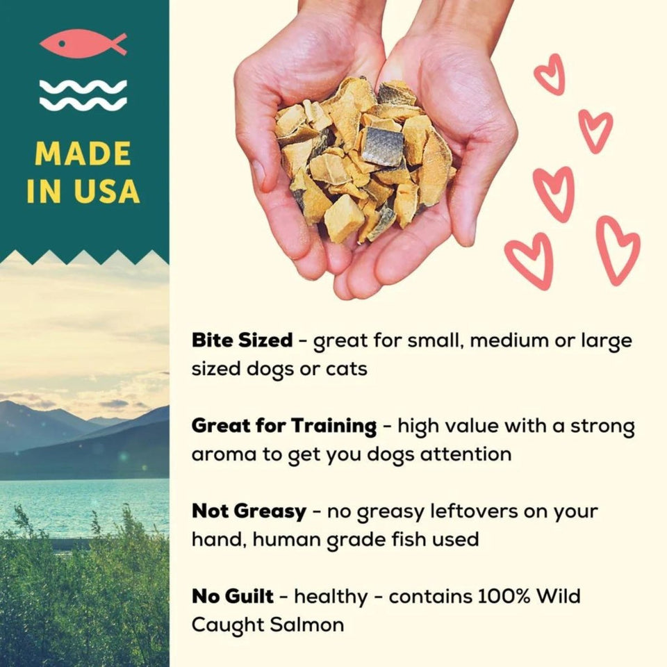 A Better Dog Treat Just One Thing FD Wild Caught Salmon Dog & Cat Dog, view 3