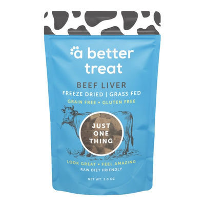 A Better Dog Treat Just One Thing FD Beef Liver Dog & Cat Dog Treats 3