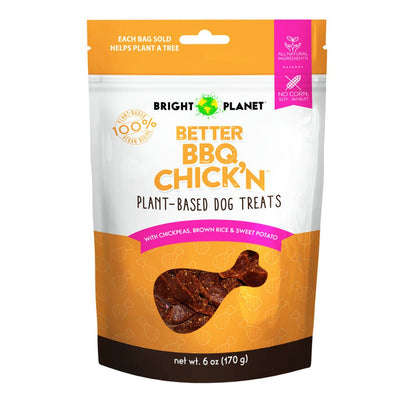 Bright Planet Pet Better BBQ Chick'n Dog Treat 6 oz