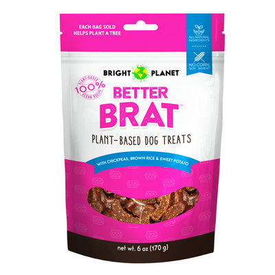 Bright Planet Pet Better Brat Dog Treat 6 oz