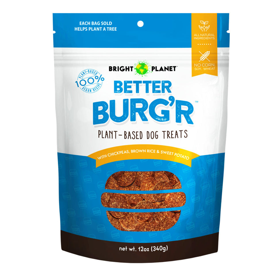 Bright Planet Pet Better Burg'r Dog Treat 12 oz