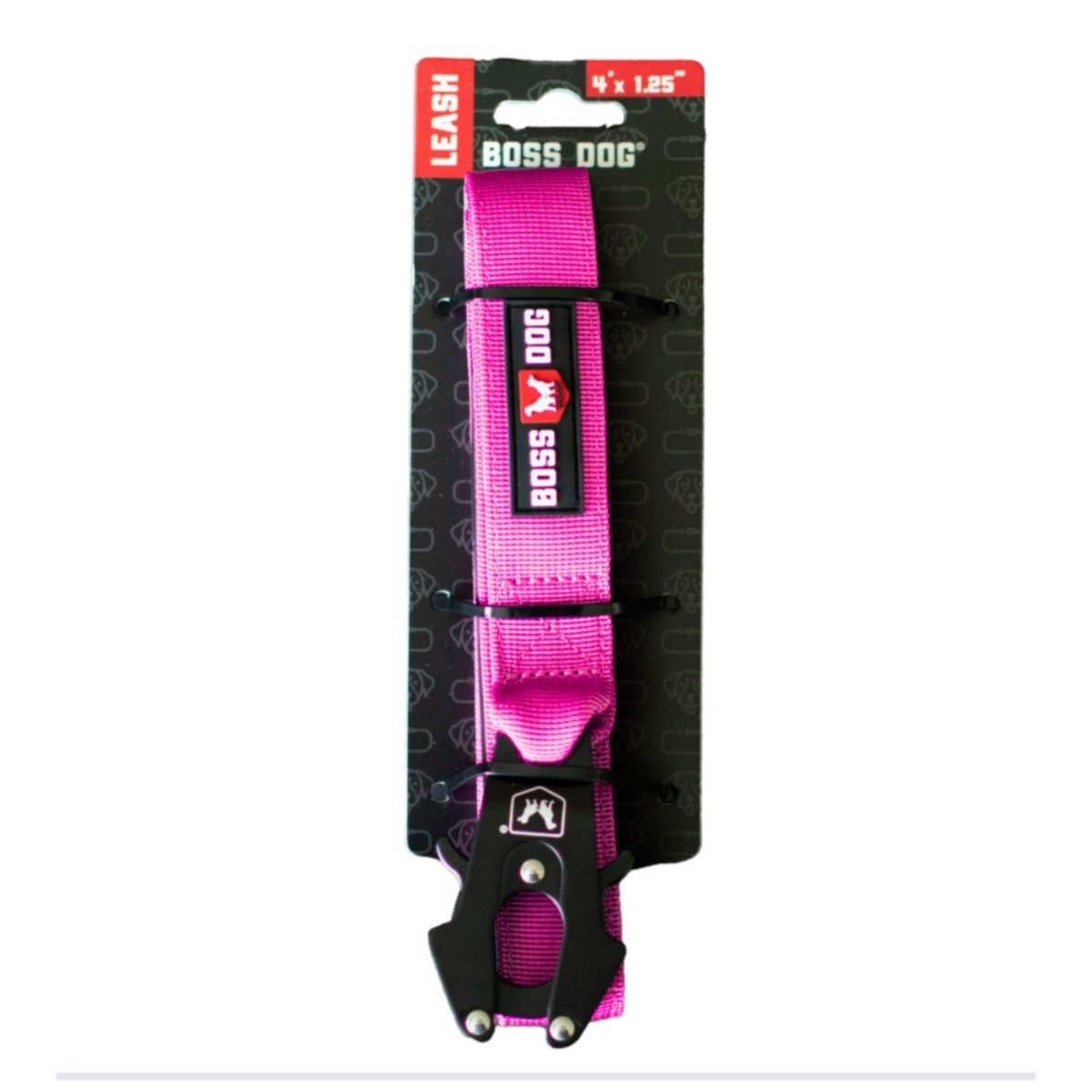 Boss Dog Tactical Dog Leash Hot Pink, 1ea/4 ft - Pets Perfect