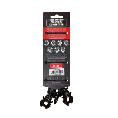 Boss Dog Tactical Adjustable Dual Coupler w/Bungee Black, 1ea/1824 in - Pets Perfect