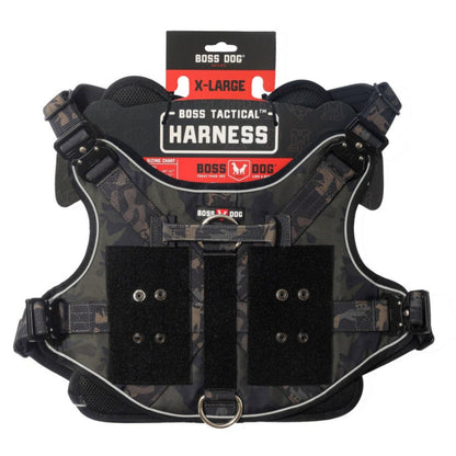 Boss Dog Tactical Dog Harness Black Camo, 1ea/XL - Pets Perfect