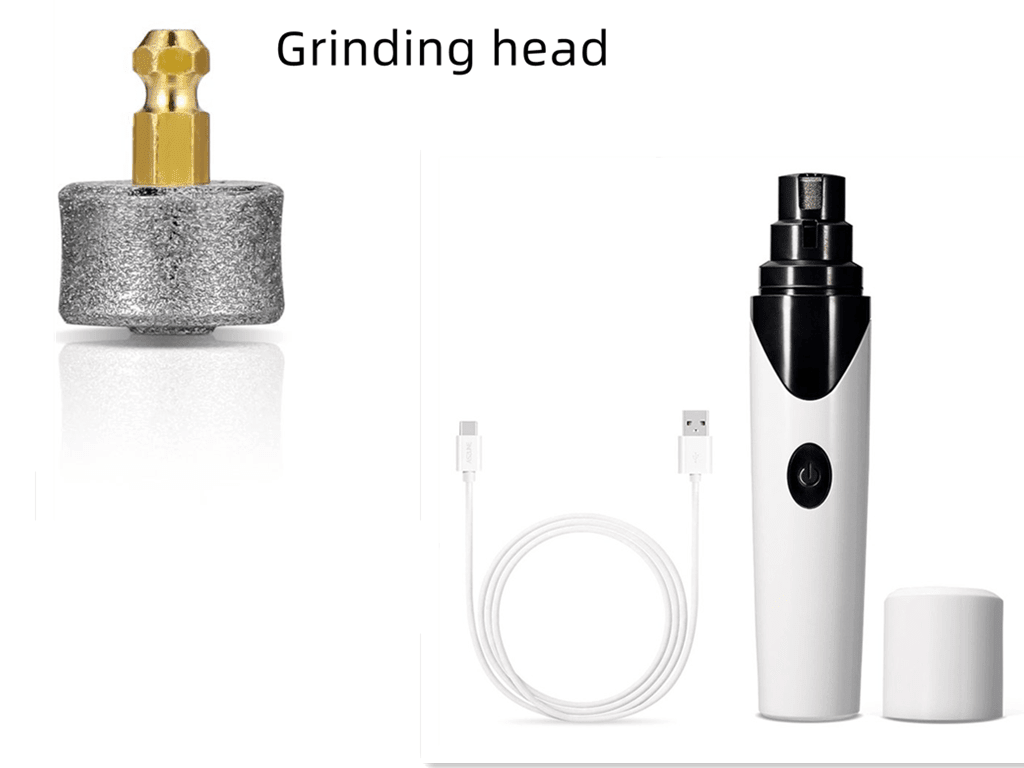 Dog Hugs Cat Rechargeable USB Pet Nail Grinder - Automatic Electric Nail Trimmer for Dogs - Pets Perfect