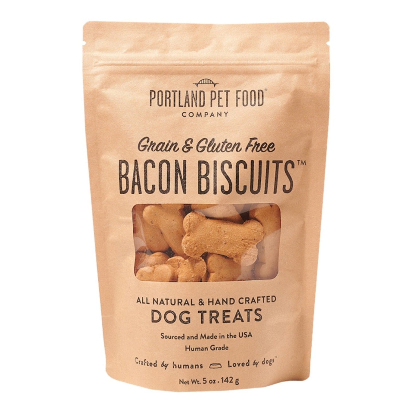Portland Dog Grain-Free Gluten Free Bacon Biscuits 5 oz