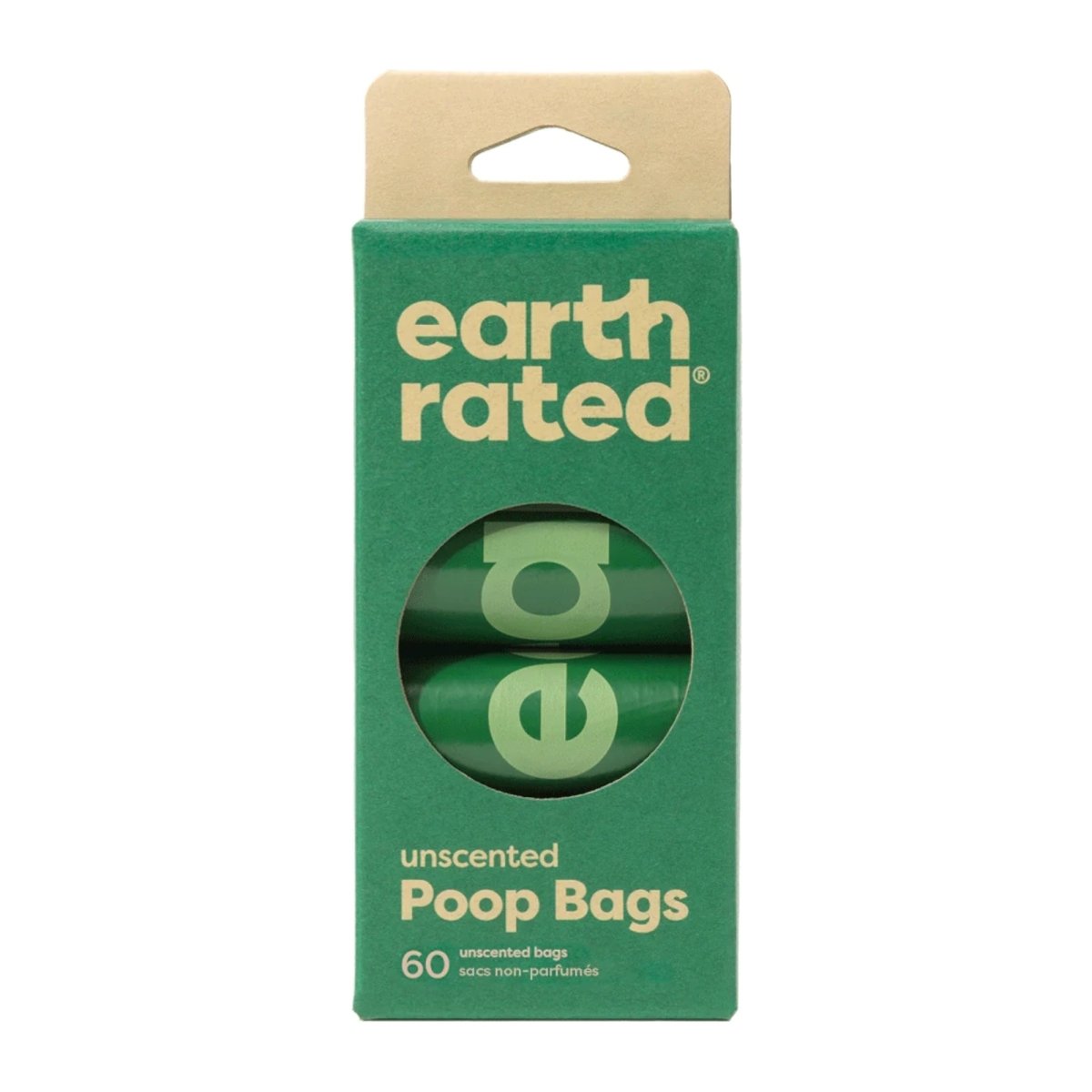 Earth Rated Dog Poop Bag Dog Unscented 4 Roll 60 Count - Pets Perfect