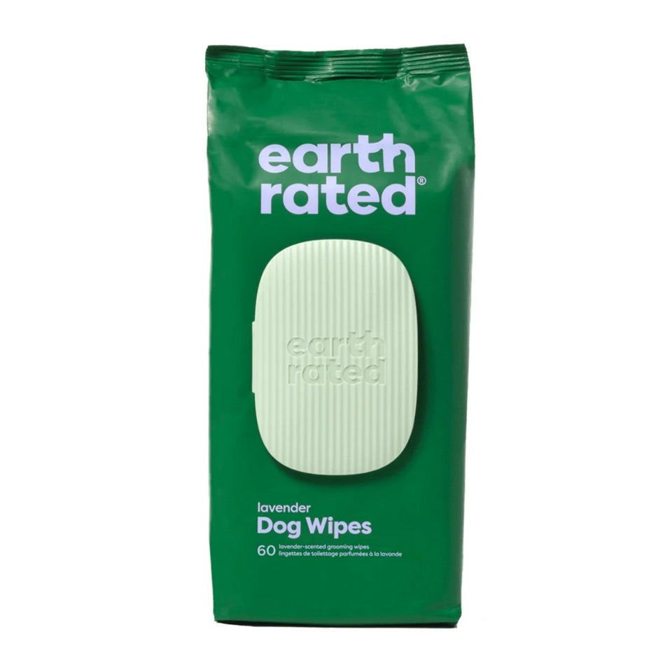 Earth Rated Dog Grooming Wipes Lavender 60 ct