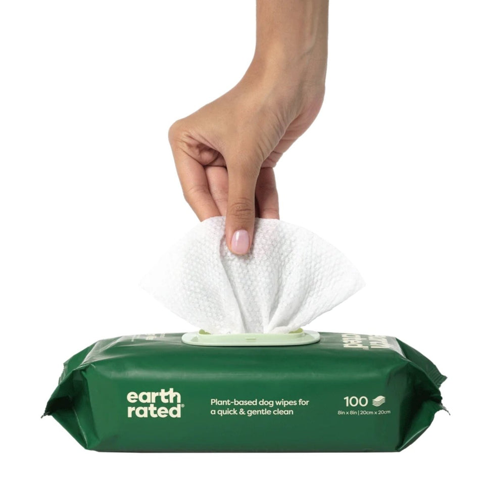 Earth Rated Dog Grooming Wipes Unscented 60 ct, view 2