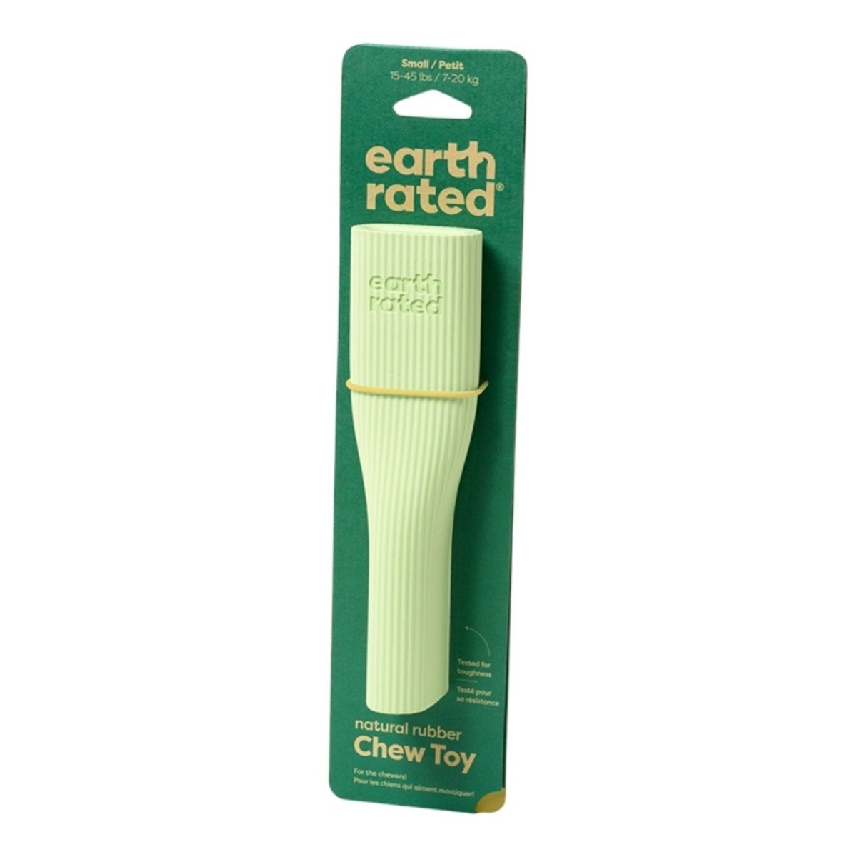 Earth Rated Dog Chew Toy Green Rubber Small - Pets Perfect