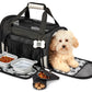Mobile Dog Gear Pet Carrier Plus with small dog, collapsible pet bowls, and treat pouch for on-the-go pet supplies