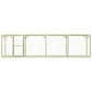 vidaXL Chicken Cage 19.7'x4.9'x4.9' Impregnated Wood Pine and Steel.